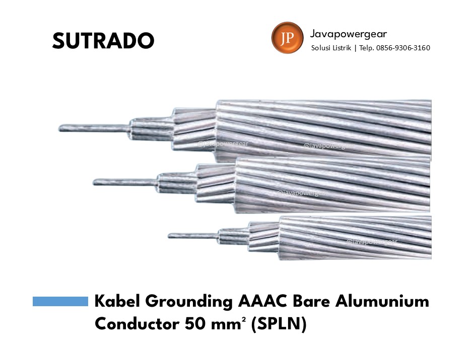 Kabel Grounding AAAC Bare Alumunium Conductor 50 mm² (SPLN)