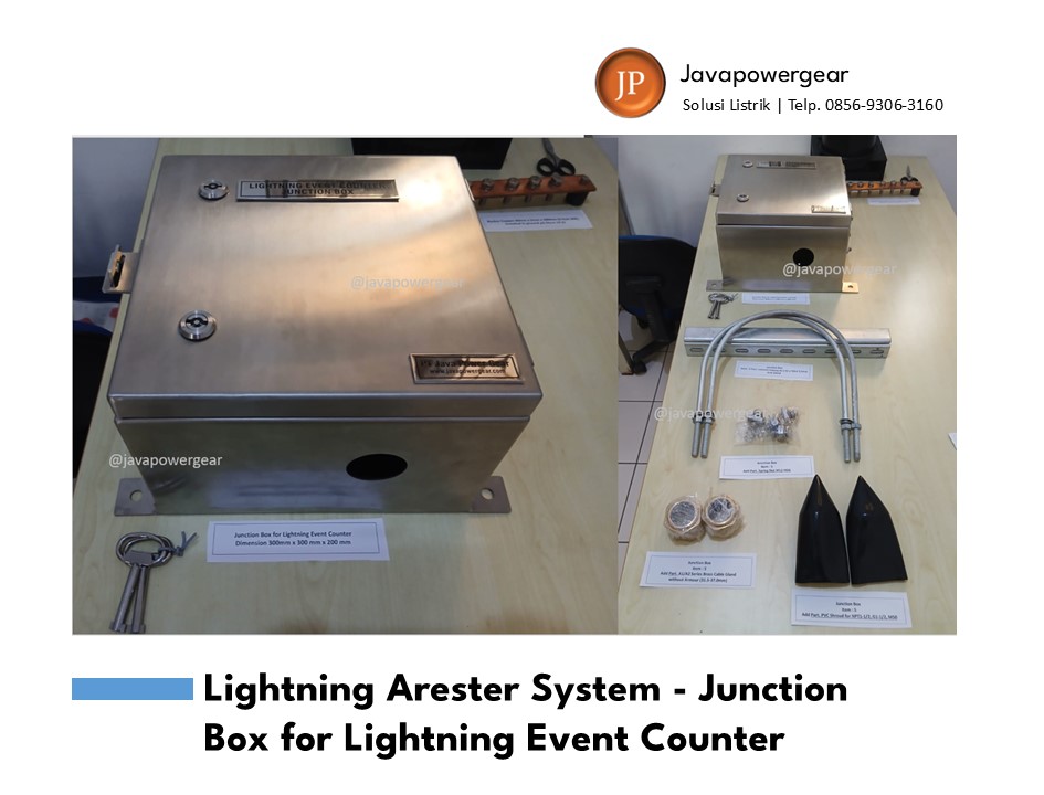 Lightning Arester System – Junction Box for Lightning Event Counter